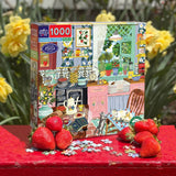 Strawberry Kitchen 1000 Piece Jigsaw Puzzle | eeBoo - Jigsaw Puzzles - The Puzzle Center