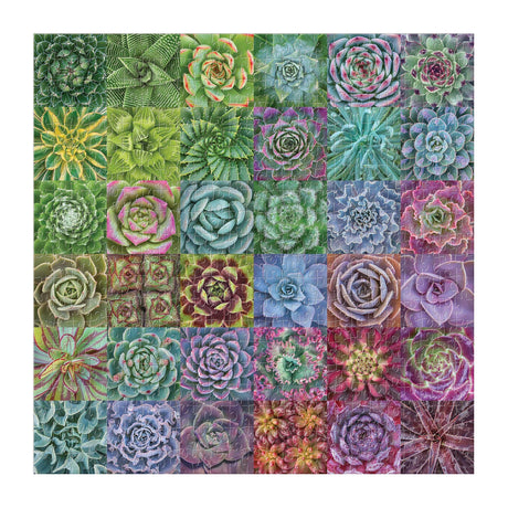 Succulent Spectrum 500 Piece Puzzle by Galison - Galison - Jigsaw Puzzles - The Puzzle Center - 