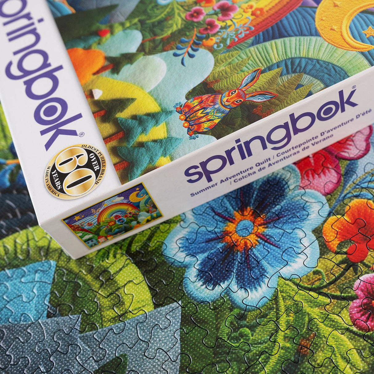 Summer Adventure Quilt 1000 Piece Jigsaw Puzzle by Springbok Puzzles - Springbok Puzzles - Jigsaw Puzzles - The Puzzle Center