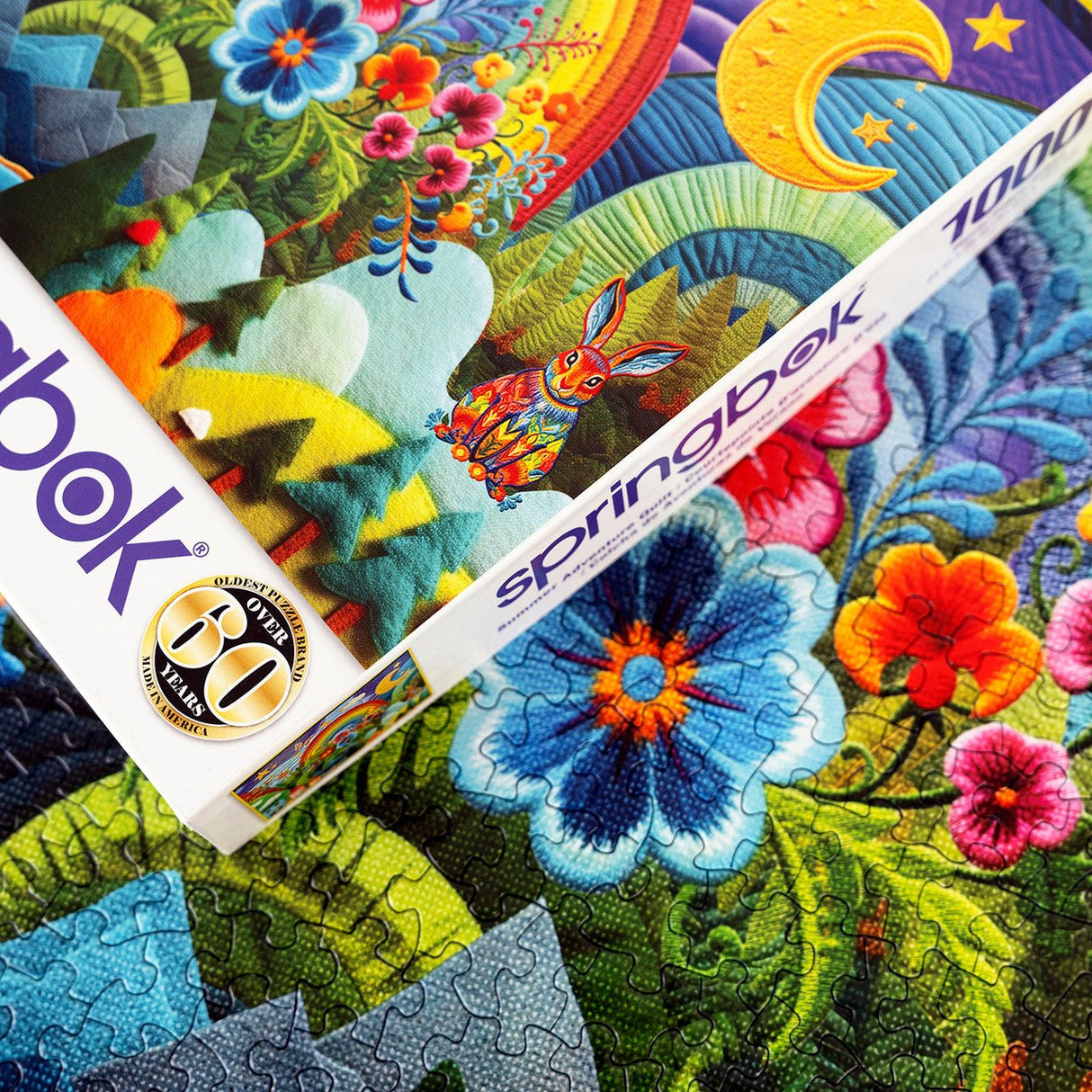 Summer Adventure Quilt 1000 Piece Jigsaw Puzzle by Springbok Puzzles - Springbok Puzzles - Jigsaw Puzzles - The Puzzle Center
