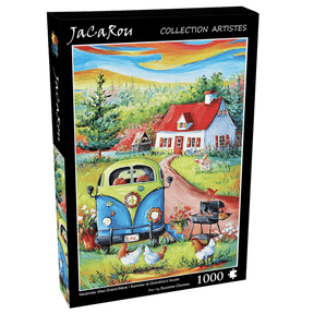 Summer at Grandma's House 1000 Piece Jigsaw Puzzle by JaCaRou Puzzles - JaCaRou Puzzles Inc. - Jigsaw Puzzles - The Puzzle Center - 