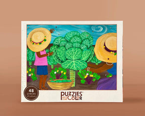 Summertime Collards 48 Jigsaw Puzzle | Puzzles of Color - Jigsaw Puzzles - The Puzzle Center