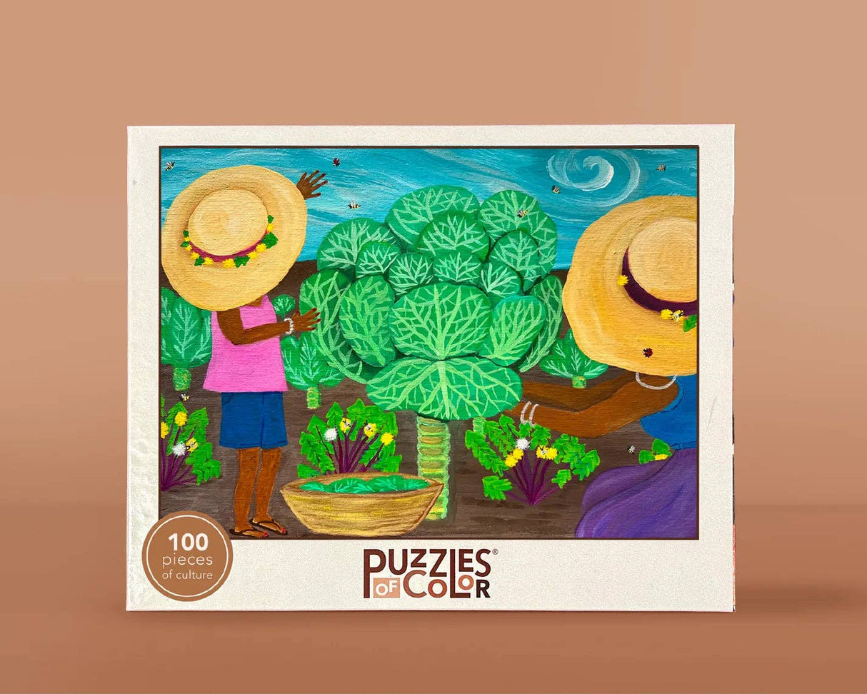 Summertime Collards 48 Jigsaw Puzzle | Puzzles of Color - Jigsaw Puzzles - The Puzzle Center