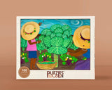 Summertime Collards 48 Jigsaw Puzzle | Puzzles of Color - Jigsaw Puzzles - The Puzzle Center