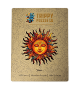 Sun Shaped 300 Piece Wooden Jigsaw Puzzle | Trippy Puzzle Co - Jigsaw Puzzles - The Puzzle Center