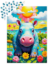 Sunny Hippo 1000 Piece Jigsaw Puzzle | Enjoy Puzzles - Jigsaw Puzzles - The Puzzle Center
