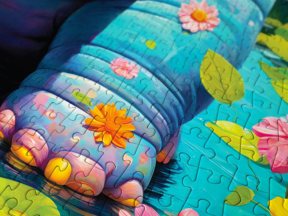 Sunny Hippo 1000 Piece Jigsaw Puzzle | Enjoy Puzzles - Jigsaw Puzzles - The Puzzle Center