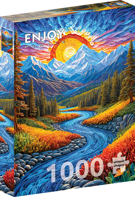 Sunrise Landscape 1000 Piece Jigsaw Puzzle | Enjoy Puzzles - Jigsaw Puzzles - The Puzzle Center