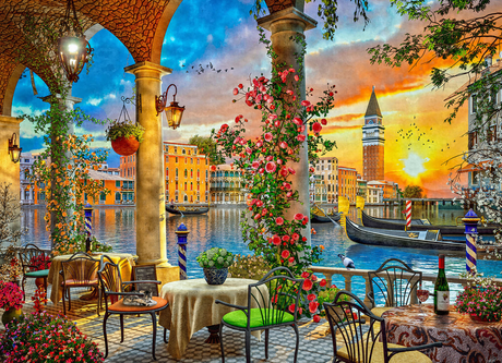 Sunset in Venice 1000 Piece Jigsaw Puzzle | Vermont Christmas Co - Jigsaw Puzzles - The Puzzle Center