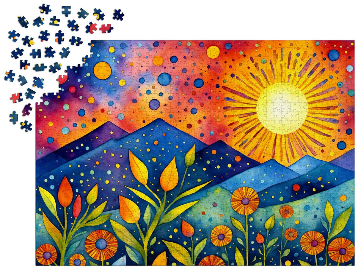 Sunset Rain 1000 Piece Jigsaw Puzzle | Enjoy Puzzles - Jigsaw Puzzles - The Puzzle Center