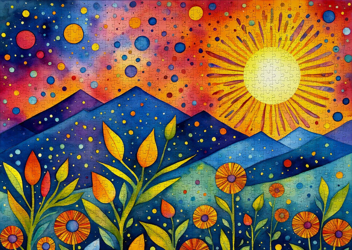 Sunset Rain 1000 Piece Jigsaw Puzzle | Enjoy Puzzles - Jigsaw Puzzles - The Puzzle Center