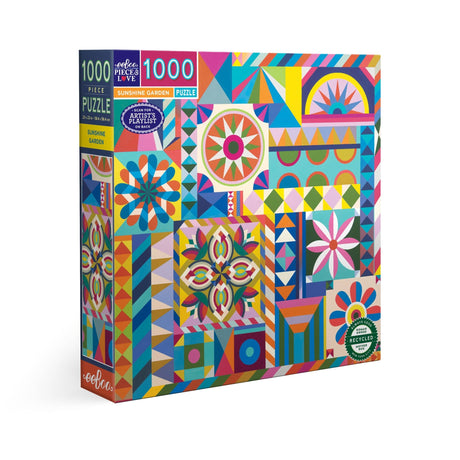 Sunshine Garden 1000 Piece Jigsaw Puzzle | eeBoo - Jigsaw Puzzles - The Puzzle Center
