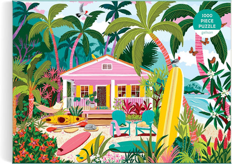 Surfside Bungalow 1000 Piece Jigsaw Puzzle | Galison - Jigsaw Puzzles - The Puzzle Center