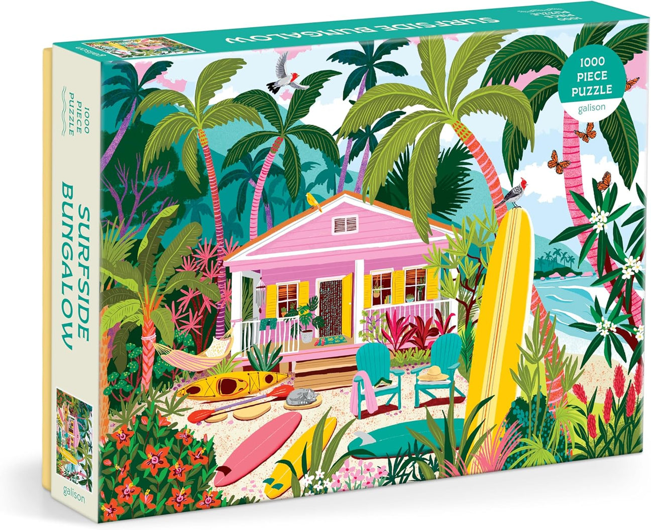 Surfside Bungalow 1000 Piece Jigsaw Puzzle | Galison - Jigsaw Puzzles - The Puzzle Center