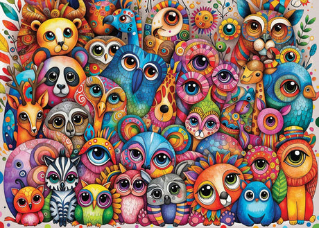 Surreal Friendly Group 1000 Piece Jigsaw Puzzle | Delfy Puzzles - Jigsaw Puzzles - The Puzzle Center