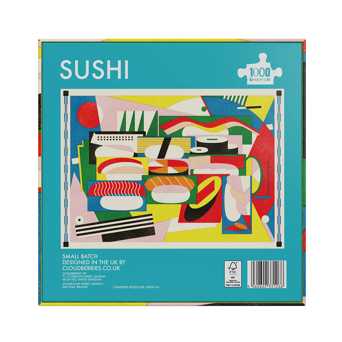 Sushi 1000 Piece Jigsaw Puzzle | Cloudberries - Jigsaw Puzzles - The Puzzle Center