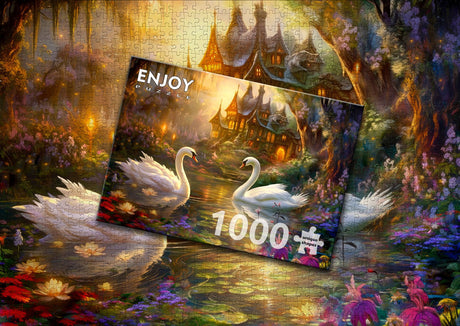 Swan Song 1000 Piece Jigsaw Puzzle | Enjoy Puzzles - Jigsaw Puzzles - The Puzzle Center