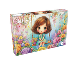 Swing Among Blossoms 1000 Piece Jigsaw Puzzle | Delfy Puzzles - Jigsaw Puzzles - The Puzzle Center