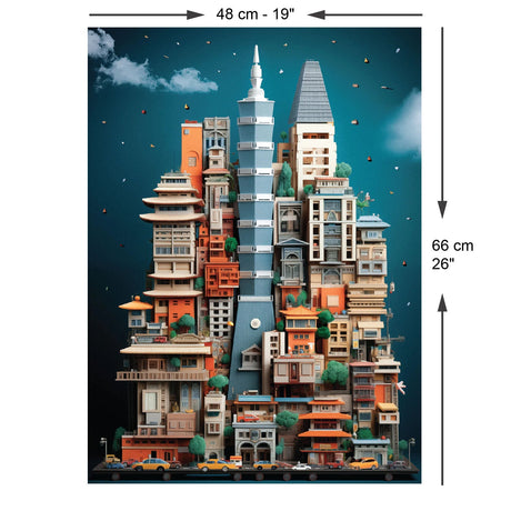 Taipei 1000 Piece Jigsaw Puzzle | Anatolian - Jigsaw Puzzles - The Puzzle Center