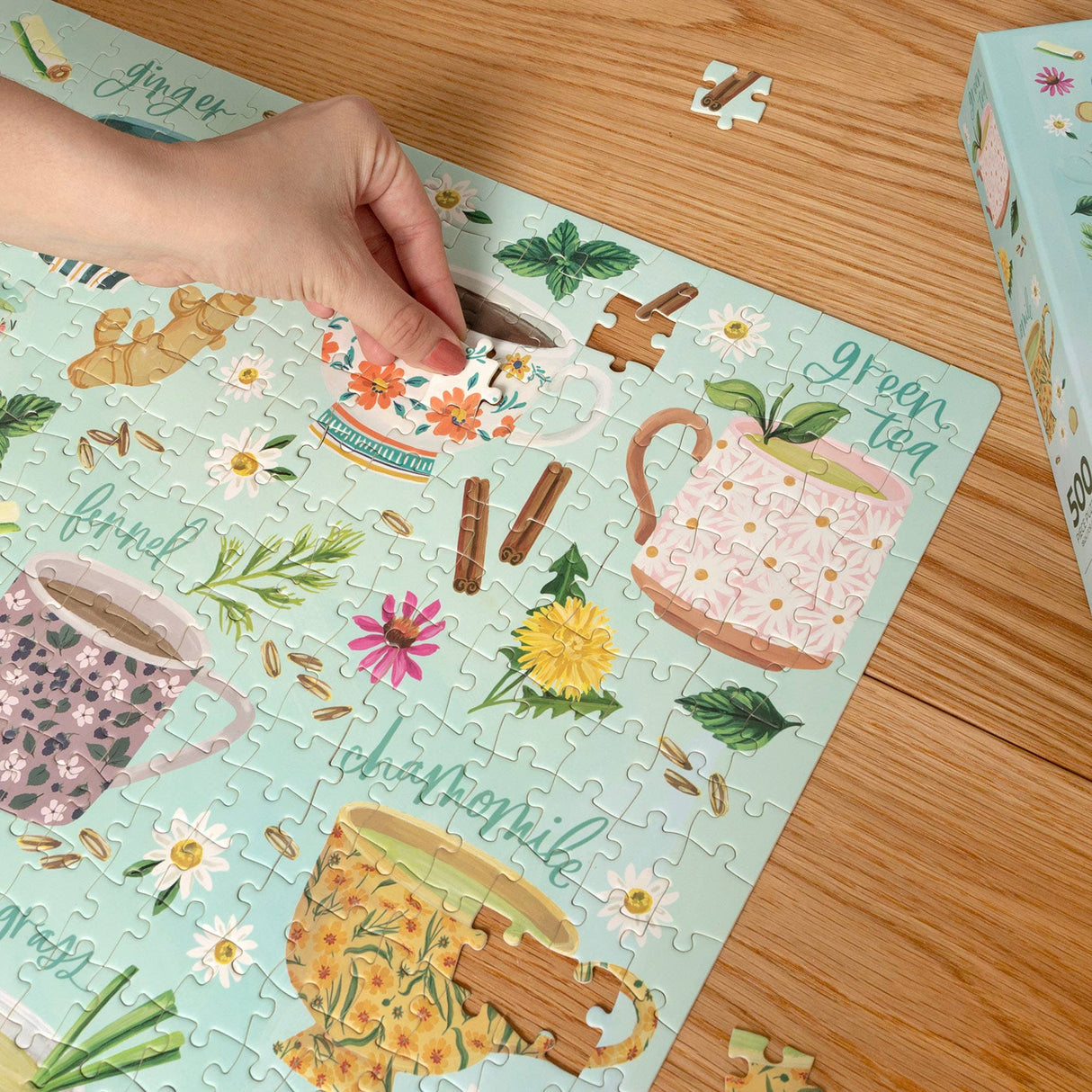 Tea Time 500 Piece Jigsaw Puzzle | 1Canoe2 - Jigsaw Puzzles - The Puzzle Center