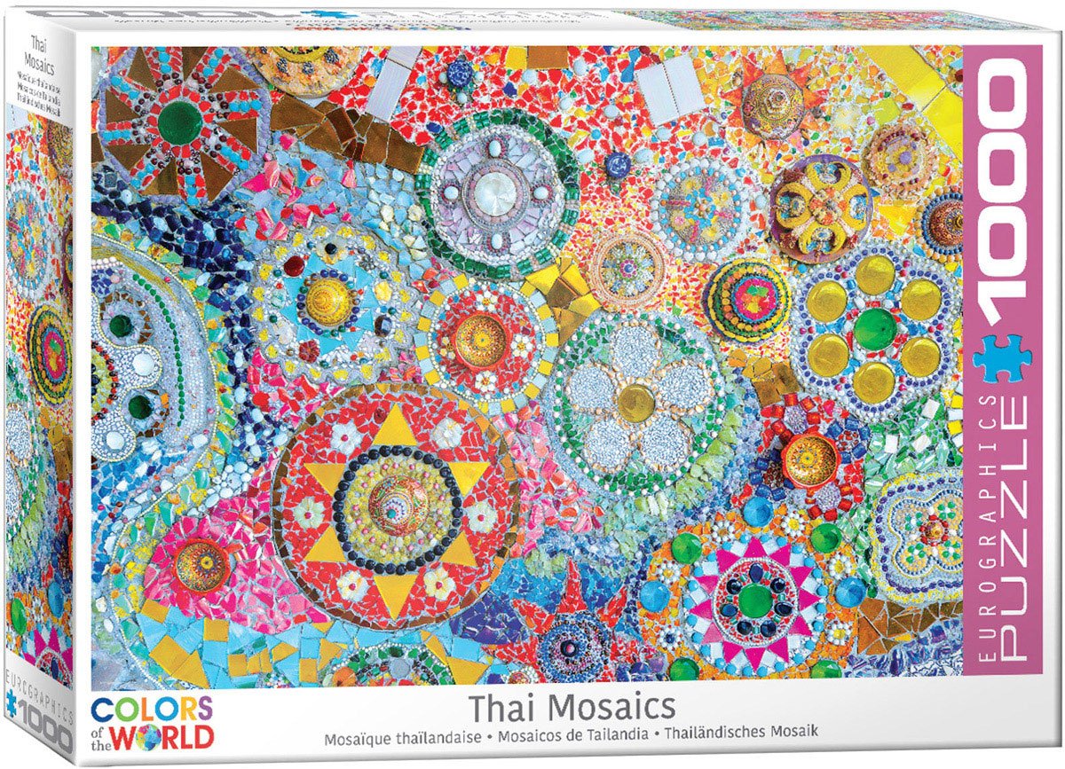 Thailand Mosaic 1000 Piece Jigsaw Puzzle | Eurographics - Eurographics - Jigsaw Puzzles - The Puzzle Center