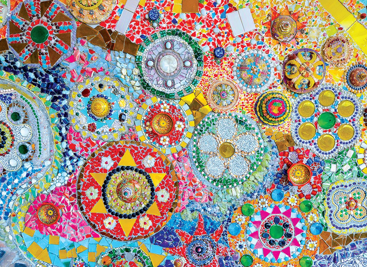 Thailand Mosaic 1000 Piece Jigsaw Puzzle | Eurographics - Eurographics - Jigsaw Puzzles - The Puzzle Center