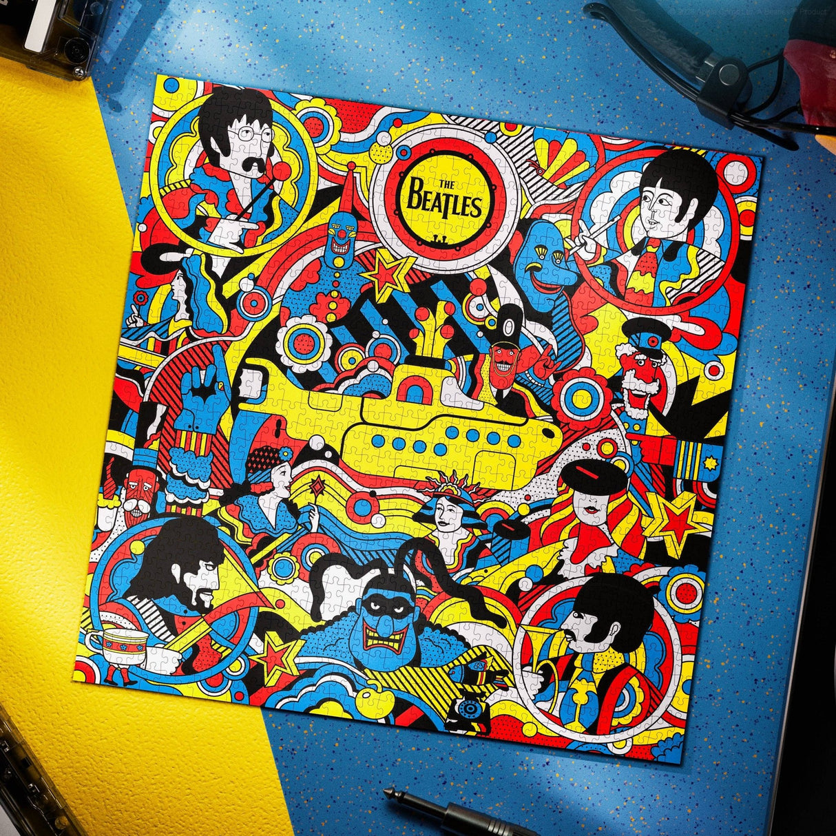 The Beatles Yellow Submarine 1000 Piece Jigsaw Puzzle | Theory11 - Jigsaw Puzzles - The Puzzle Center