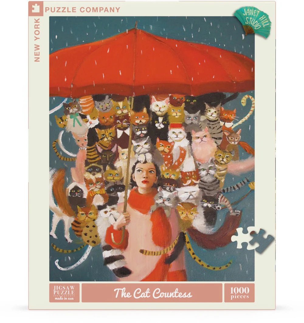 The Cat Countess 1000 Piece Jigsaw Puzzle by New York Puzzle Company - New York Puzzle Company - Jigsaw Puzzles - The Puzzle Center