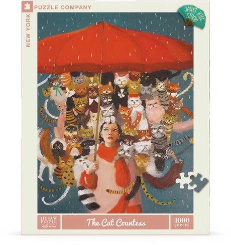 The Cat Countess 1000 Piece Jigsaw Puzzle by New York Puzzle Company - New York Puzzle Company - Jigsaw Puzzles - The Puzzle Center
