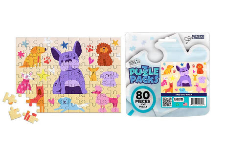 The Dog Pack Puzzle Packs 80 Piece Mini Jigsaw Puzzle | MicroPuzzles - Mini Jigsaw Puzzles - The Puzzle Center