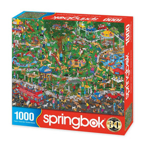 The Dog Park 1000 Piece Jigsaw Puzzle | Springbok Puzzles - Springbok Puzzles - Jigsaw Puzzles - The Puzzle Center