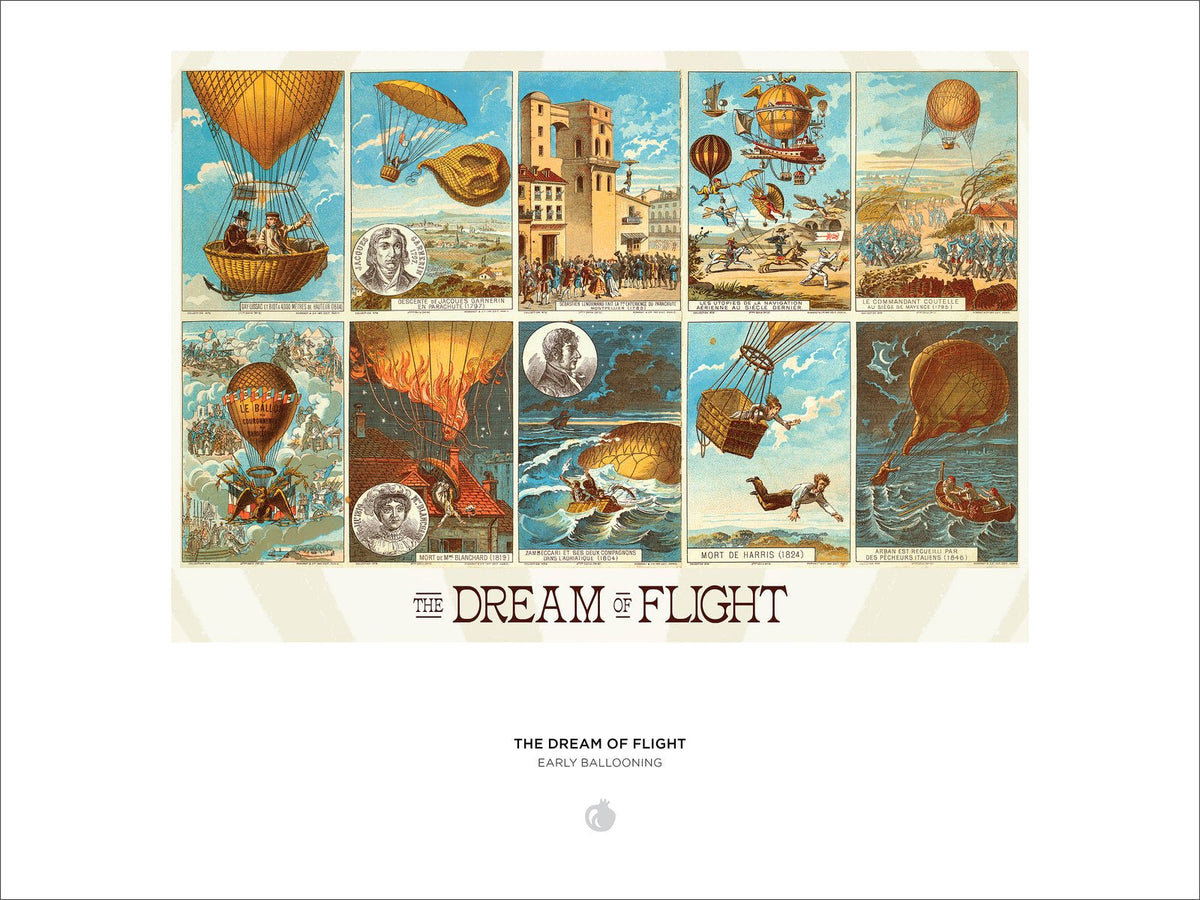 The Dream of Flight: Early Ballooning 1000 Piece Jigsaw Puzzle | Pomegranate - Jigsaw Puzzles - The Puzzle Center