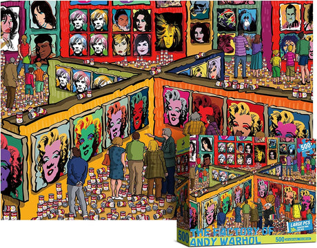 The Factory of Andy Warhol 500 Piece Jigsaw Puzzle | Antelope Puzzle - Jigsaw Puzzles - The Puzzle Center
