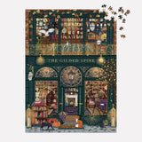 The Gilded Spine 1000 Piece Foil Jigsaw Puzzle | Galison - Jigsaw Puzzles - The Puzzle Center