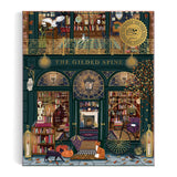 The Gilded Spine 1000 Piece Foil Jigsaw Puzzle | Galison