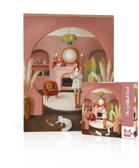 The Goldfish Bowl 100 Piece Mini Jigsaw Puzzle by New York Puzzle Company - New York Puzzle Company - Mini Jigsaw Puzzles - The Puzzle Center