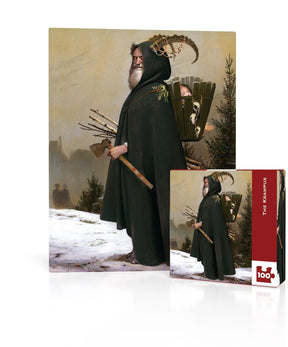 The Krampus 100 Piece Mini Jigsaw Puzzle | New York Puzzle Company - Mini Jigsaw Puzzles - The Puzzle Center
