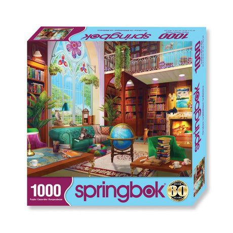 The Library 1000 Piece Jigsaw Puzzle by Springbok Puzzles - Springbok Puzzles - Jigsaw Puzzles - The Puzzle Center
