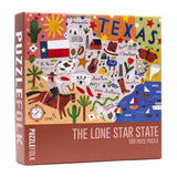 The Lone Star State 500 Piece Jigsaw Puzzle | Puzzlefolk - Jigsaw Puzzles - The Puzzle Center