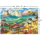 The Seashore View 500 Piece Jigsaw Puzzle | Anatolian - Jigsaw Puzzles - The Puzzle Center