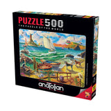 The Seashore View 500 Piece Jigsaw Puzzle | Anatolian - Jigsaw Puzzles - The Puzzle Center