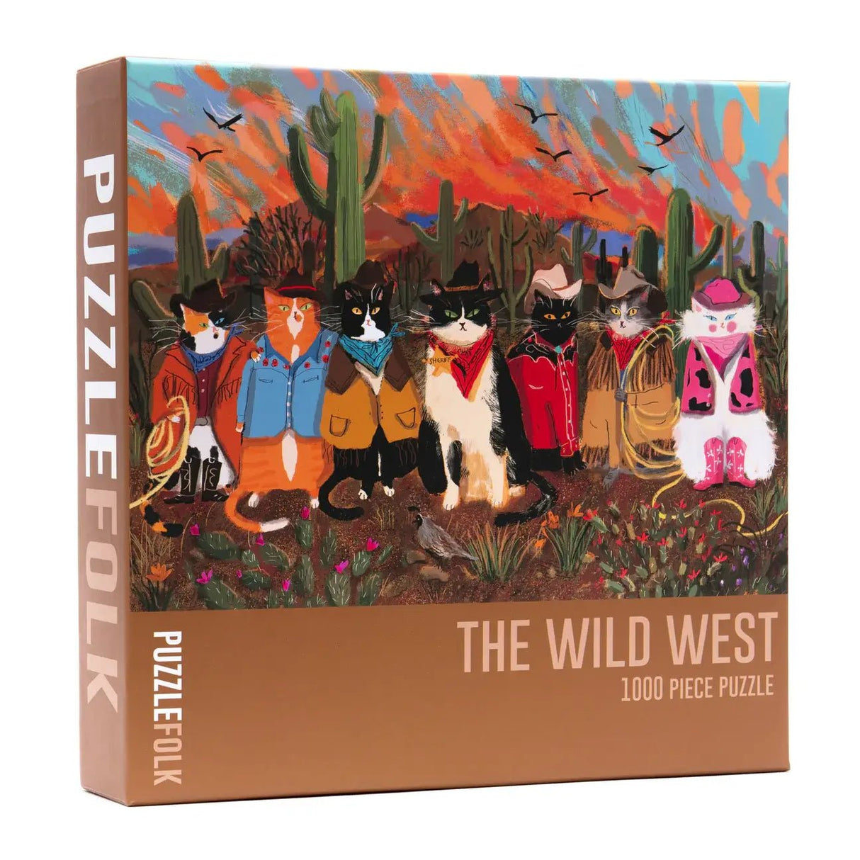 The Wild West 1000 Piece Jigsaw Puzzle | Puzzlefolk - Jigsaw Puzzles - The Puzzle Center