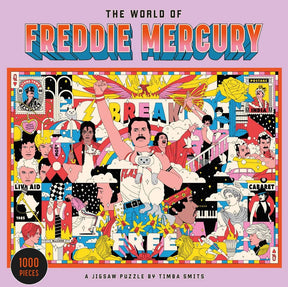 The World of Freddie Mercury 1000 Piece Puzzle by Laurence King Publishing - Laurence King Publishing - Jigsaw Puzzles - The Puzzle Center - 