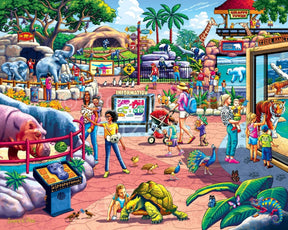 The Zoo 500 Piece Jigsaw Puzzle by Boardwalk Puzzle Company - Boardwalk - Jigsaw Puzzles - The Puzzle Center