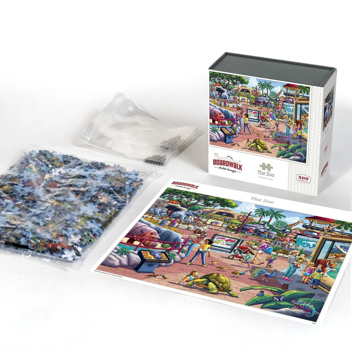 The Zoo 500 Piece Jigsaw Puzzle by Boardwalk Puzzle Company - Boardwalk - Jigsaw Puzzles - The Puzzle Center