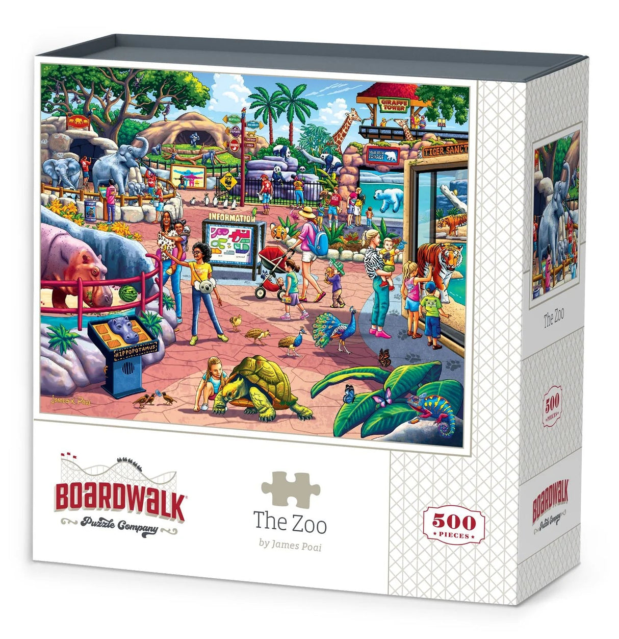 The Zoo 500 Piece Jigsaw Puzzle by Boardwalk Puzzle Company - Boardwalk - Jigsaw Puzzles - The Puzzle Center