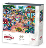 The Zoo 500 Piece Jigsaw Puzzle by Boardwalk Puzzle Company - Boardwalk - Jigsaw Puzzles - The Puzzle Center