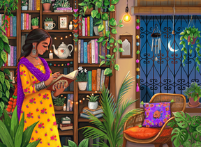 Thousand Tales 500 Piece Jigsaw Puzzle | Laila Luxury Puzzles - Jigsaw Puzzles - The Puzzle Center