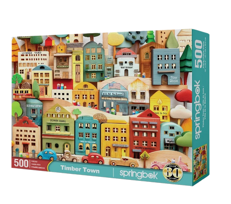 Timber Town 500 Piece Jigsaw Puzzle | Springbok Puzzles - Jigsaw Puzzles - The Puzzle Center