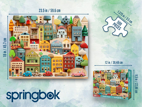 Timber Town 500 Piece Jigsaw Puzzle | Springbok Puzzles